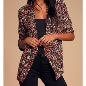 Floral Lightweight Blazer